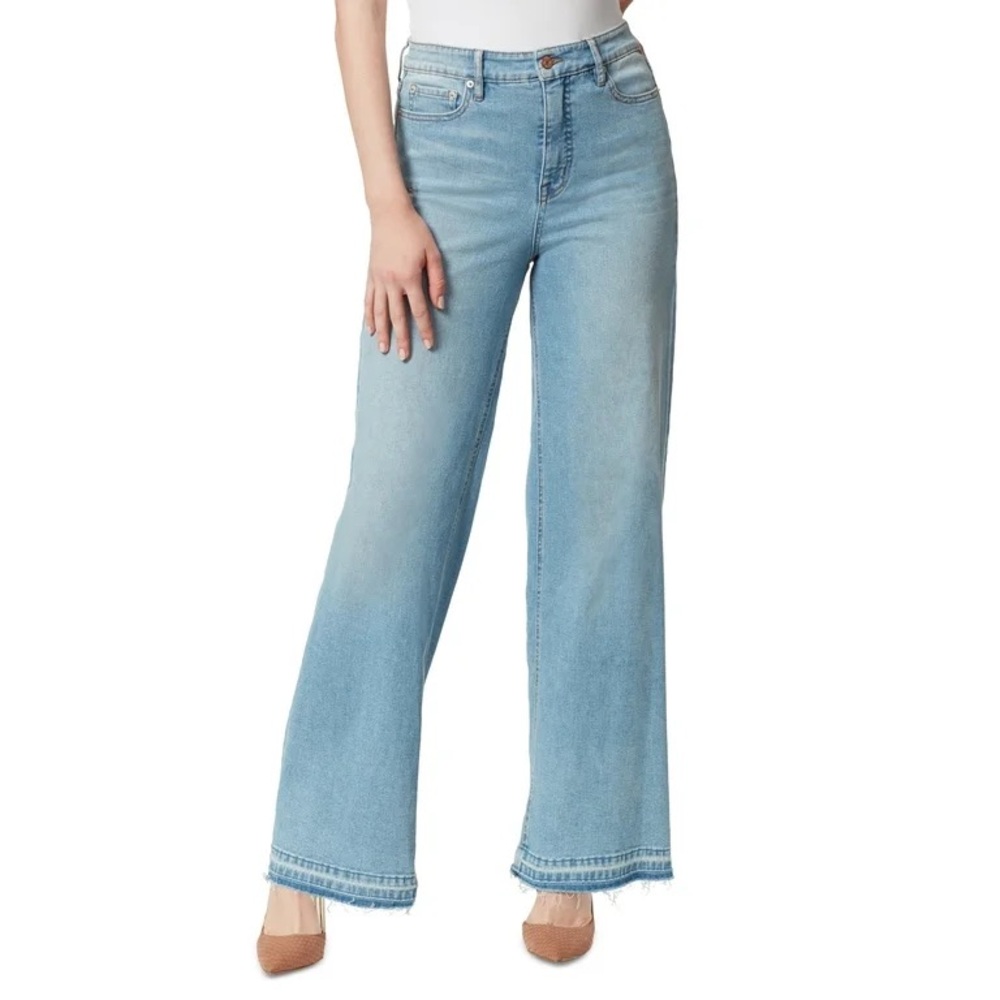 Jessica Simpson Tease High Rise Wide Leg Denim Jeans
